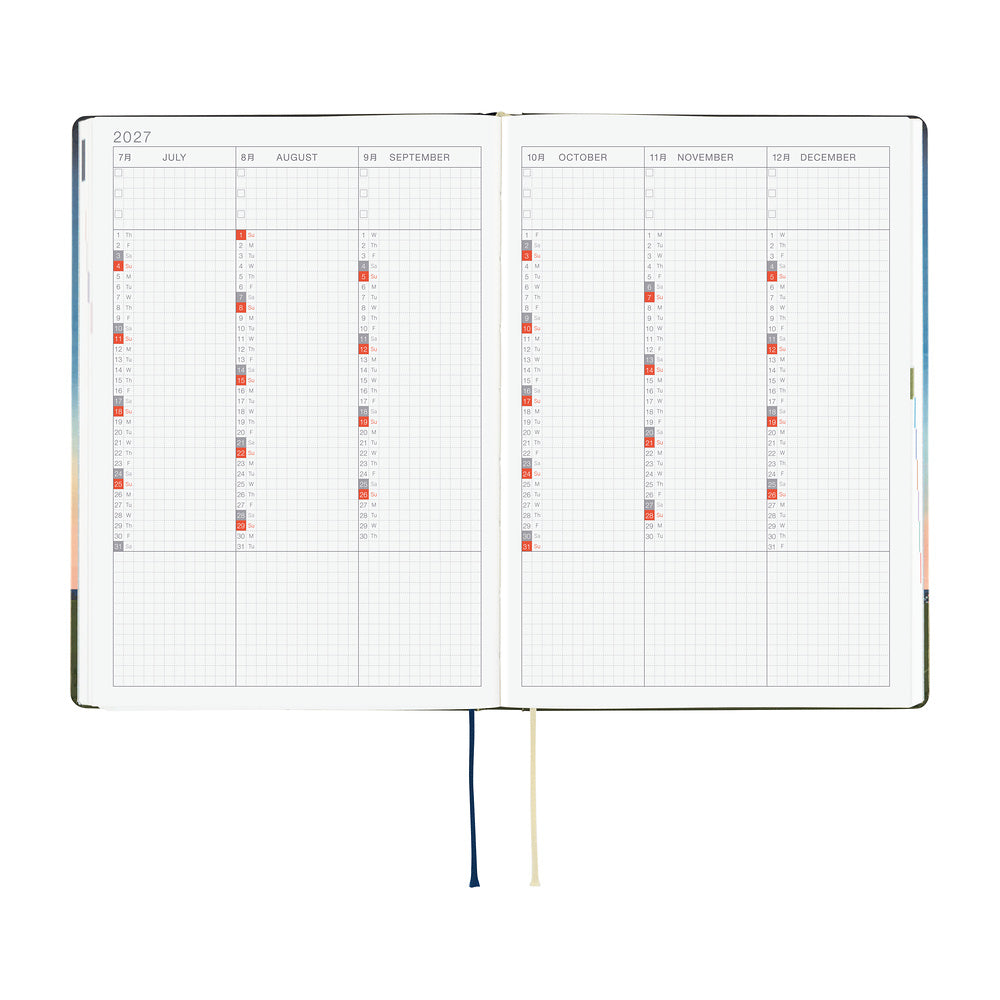 Hobonichi Techo 2027 A5 HON ENG - Hiroko Kubota: String Telephone Until the Moon is Full