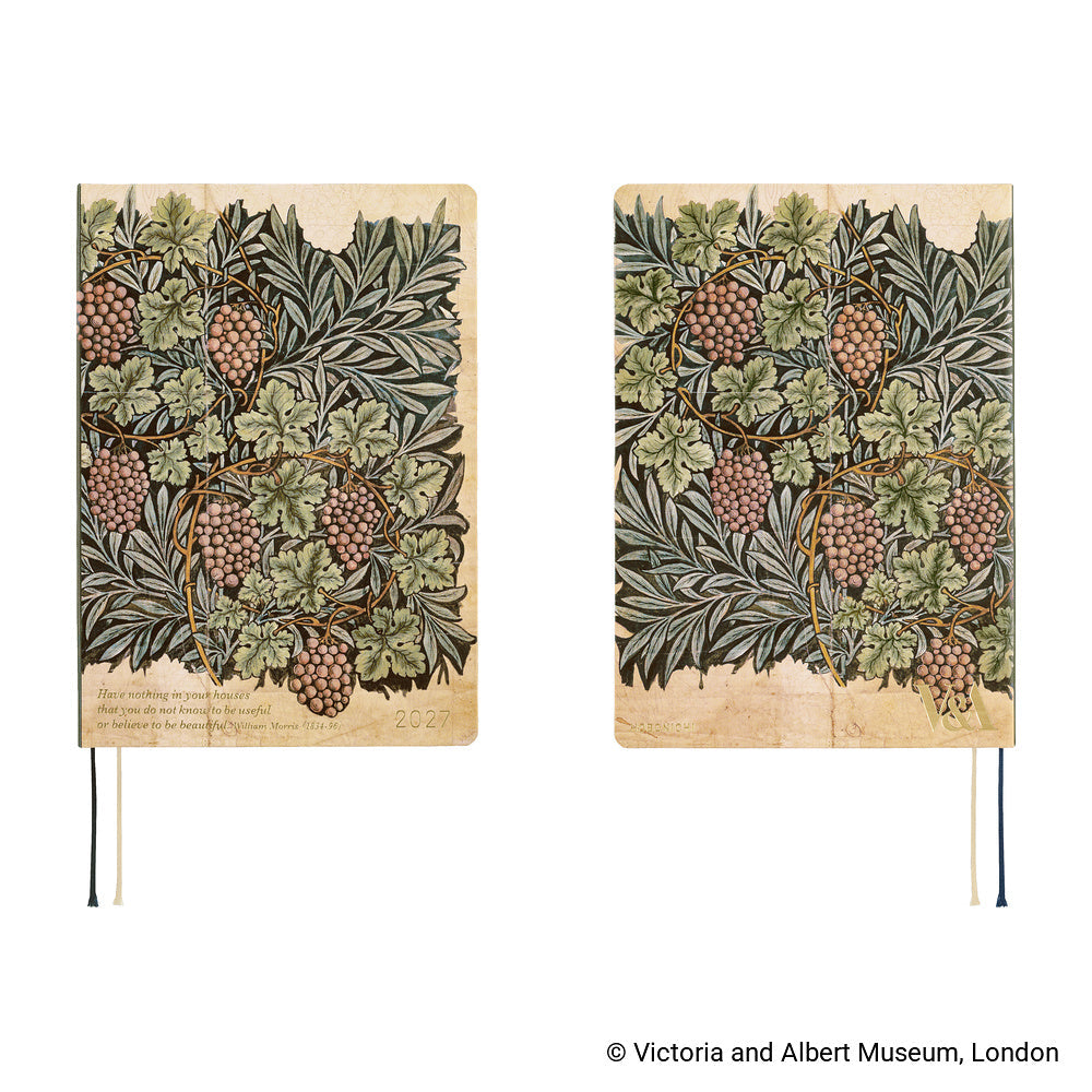 Hobonichi Techo 2027 A5 HON ENG - V&A Series: Vine