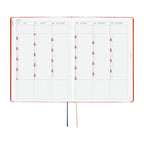 Hobonichi Techo 2027 A5 HON ENG - Yumi Kitagishi: White Cat and Rabbit’s Tea Room