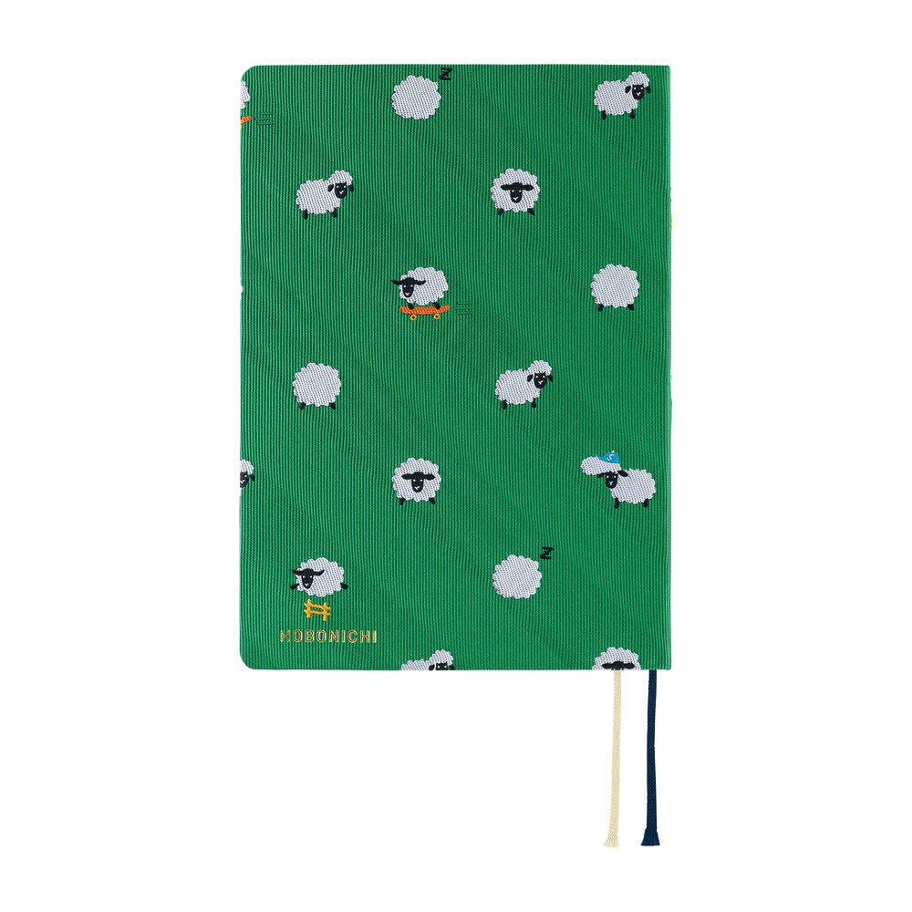Hobonichi Techo 2027 A6 HON ENG - Bow & Tie: Sheep Sheep Sheep