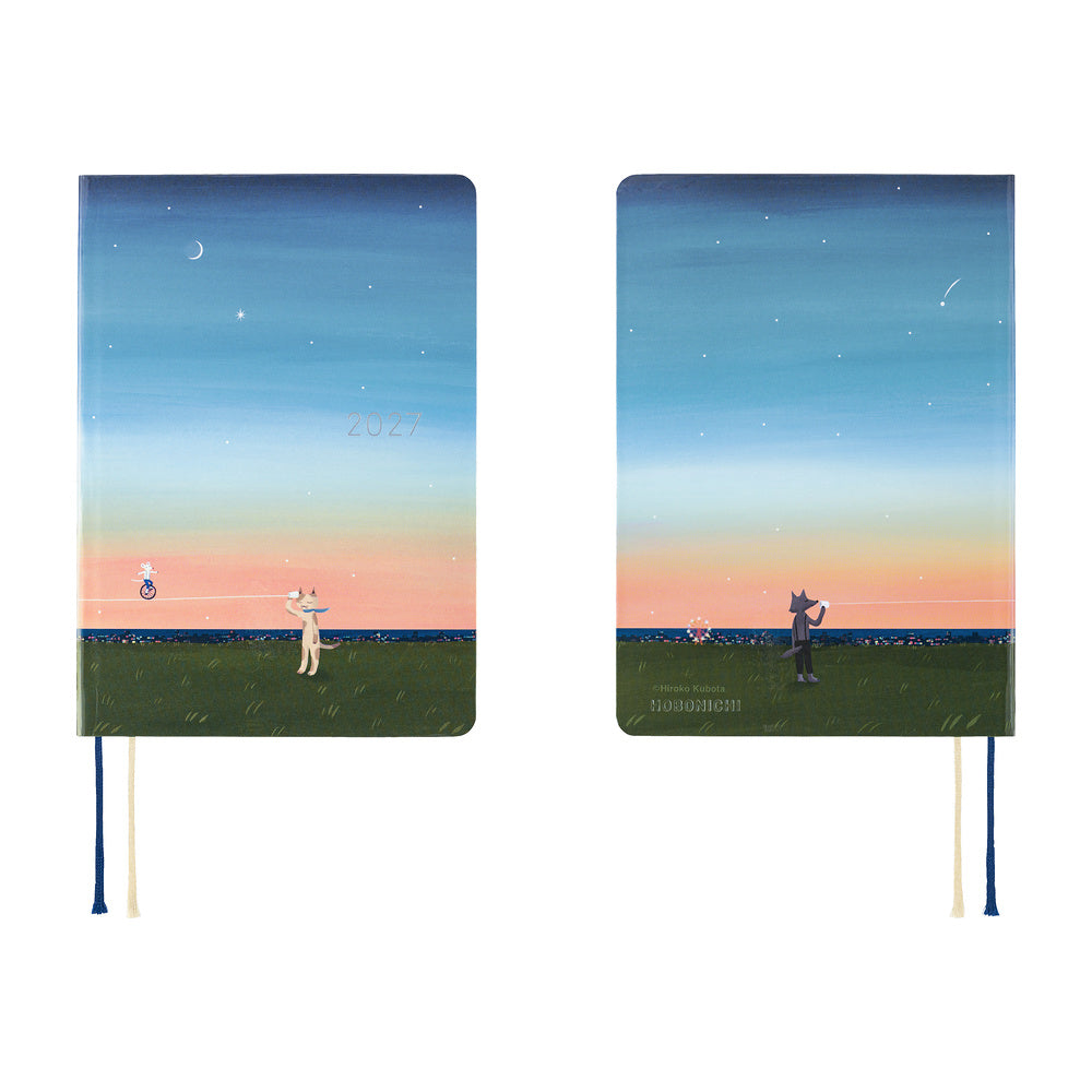 Hobonichi Techo 2027 A6 HON JPN - Hiroko Kubota: String Telephone Until the Moon is Full