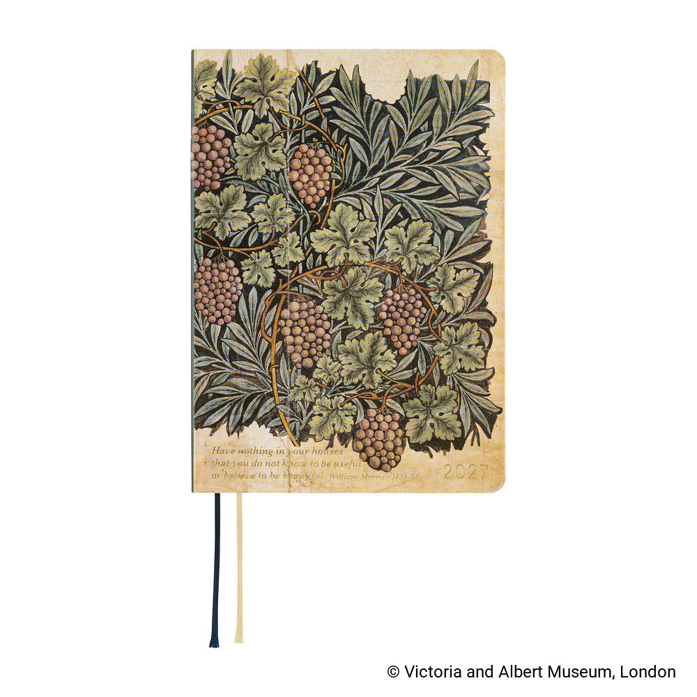 Hobonichi Techo 2027 A6 HON JPN - V&A Series: Vine