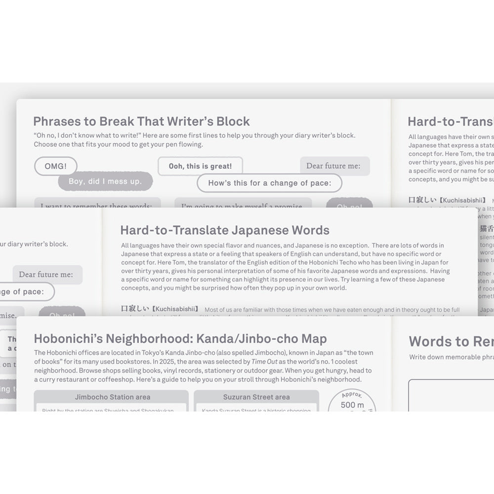 Hobonichi Techo 2027 English Cousin Book [A5 size/Daily/Jan start/Mon start]