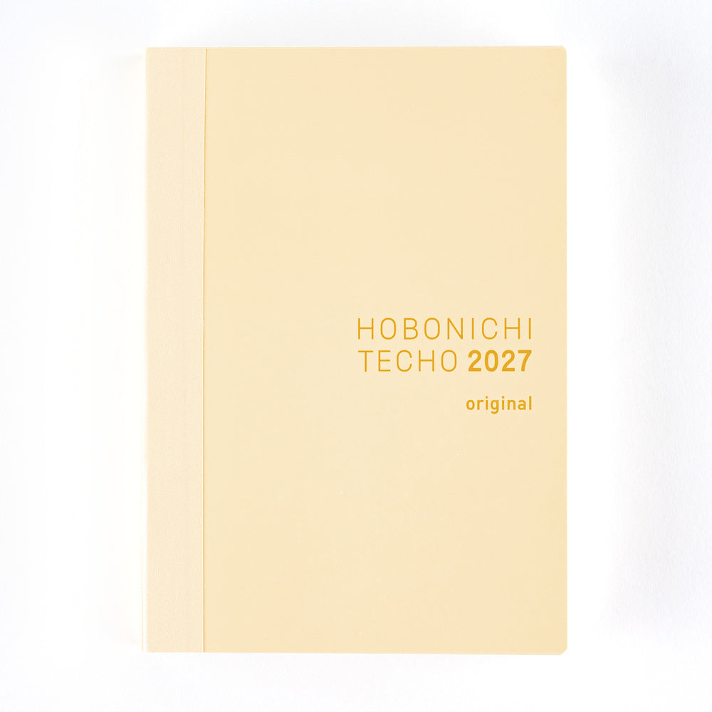 Hobonichi Techo 2027 English Original Book [A6 size/Daily/Jan start/Mon start]