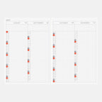 Hobonichi Techo 2027 English Original Book [A6 size/Daily/Jan start/Mon start]