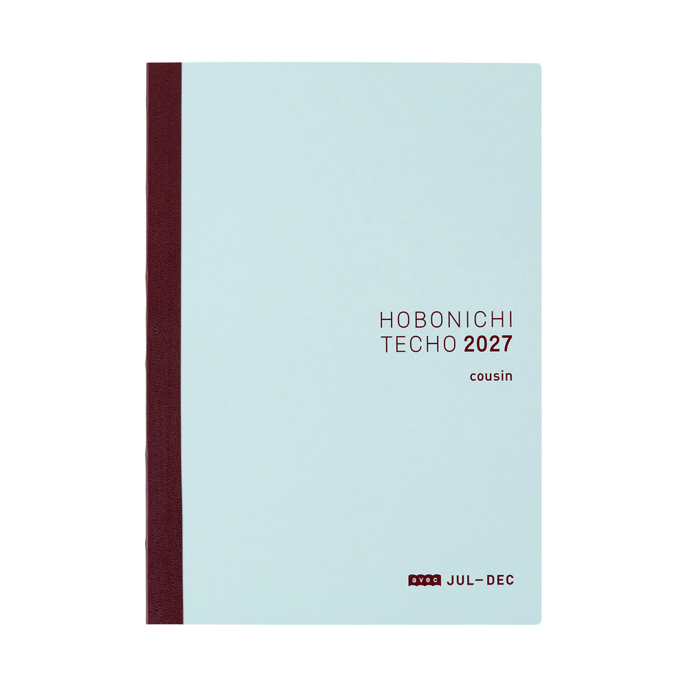 Hobonichi Techo 2027 Japanese Cousin Avec Book [A5 size/Daily single 6-month book/Jul start/Mon start]