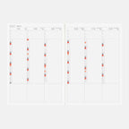 Hobonichi Techo 2027 Japanese Cousin Avec Book [A5 size/Daily single 6-month book/Jul start/Mon start]