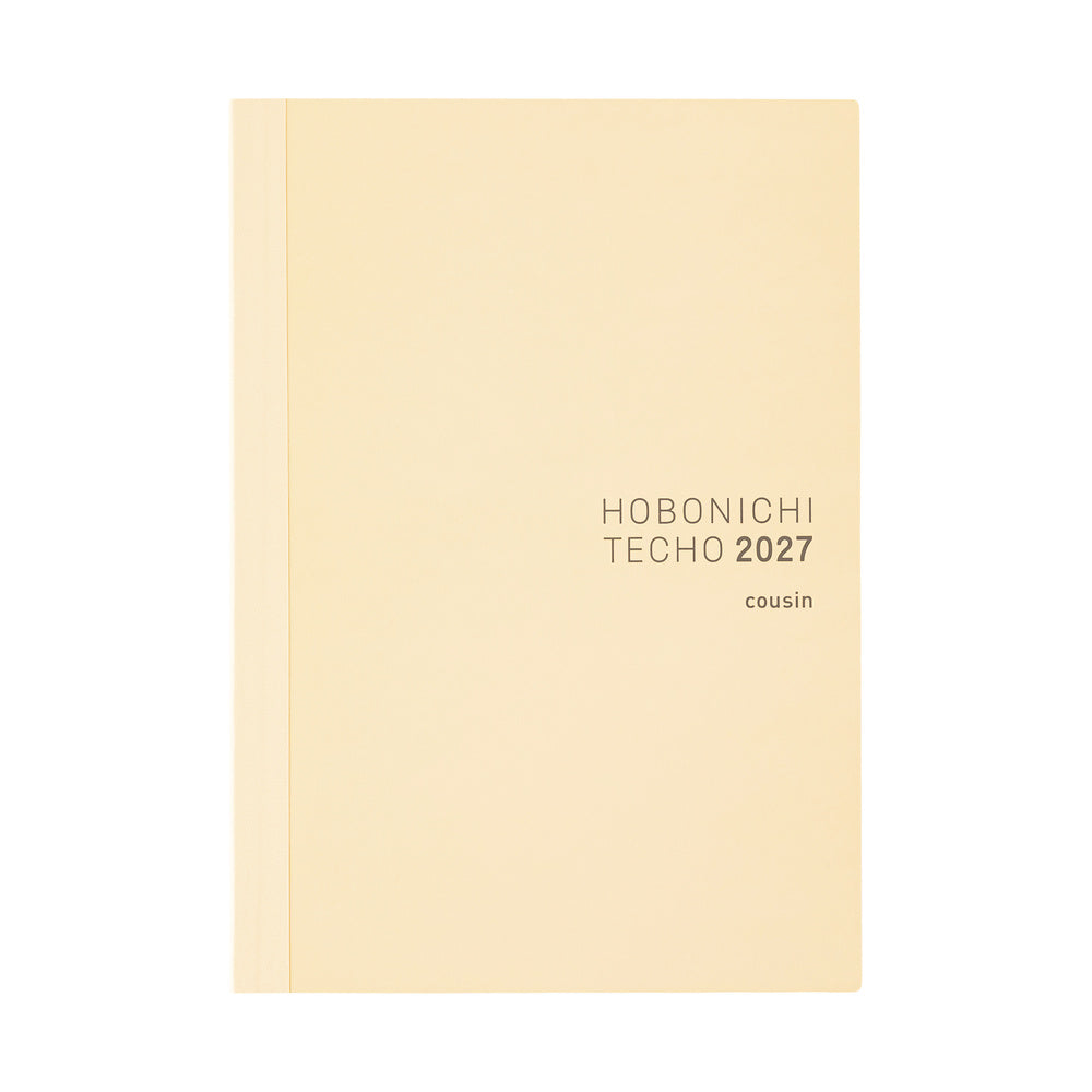 Hobonichi Techo 2027 Japanese Cousin Book [A5 size/Daily/Jan start/Mon start]