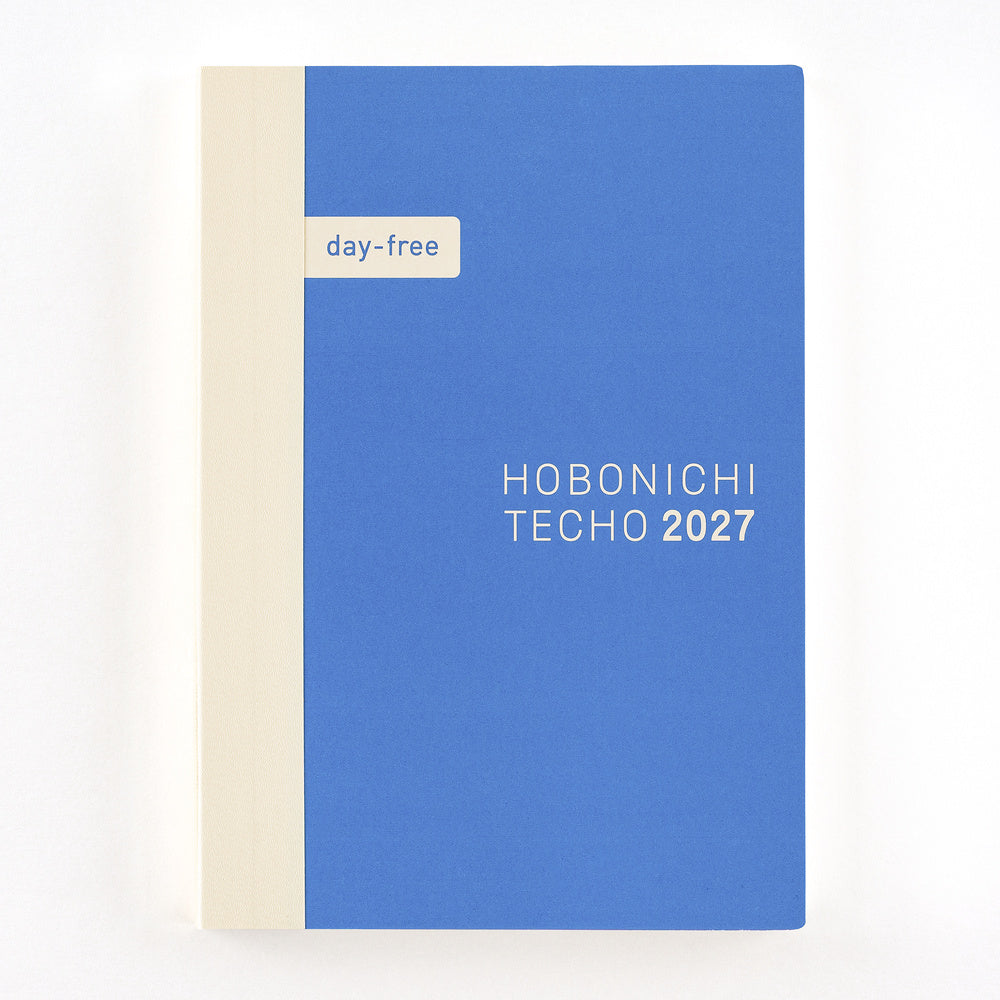 Hobonichi Techo 2027 Japanese Day-Free Book [A6 size/Monthly/Jan start/Mon start]