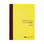 Hobonichi Techo 2027 Japanese Original Avec Books [A6 size/Daily 6-month x 2 book set/Jan start/Mon start]