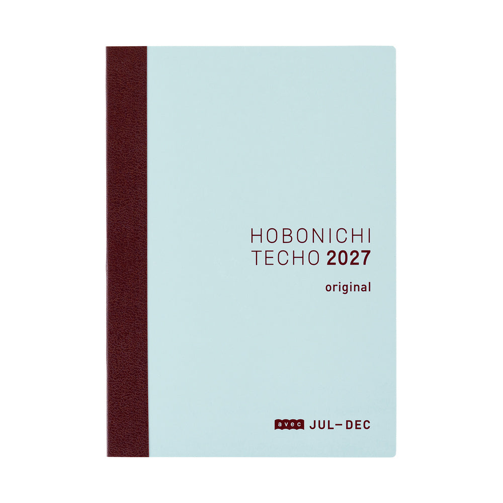Hobonichi Techo 2027 Japanese Original Avec Book [A6 size/Daily single 6-month book/Jul start/Mon start]