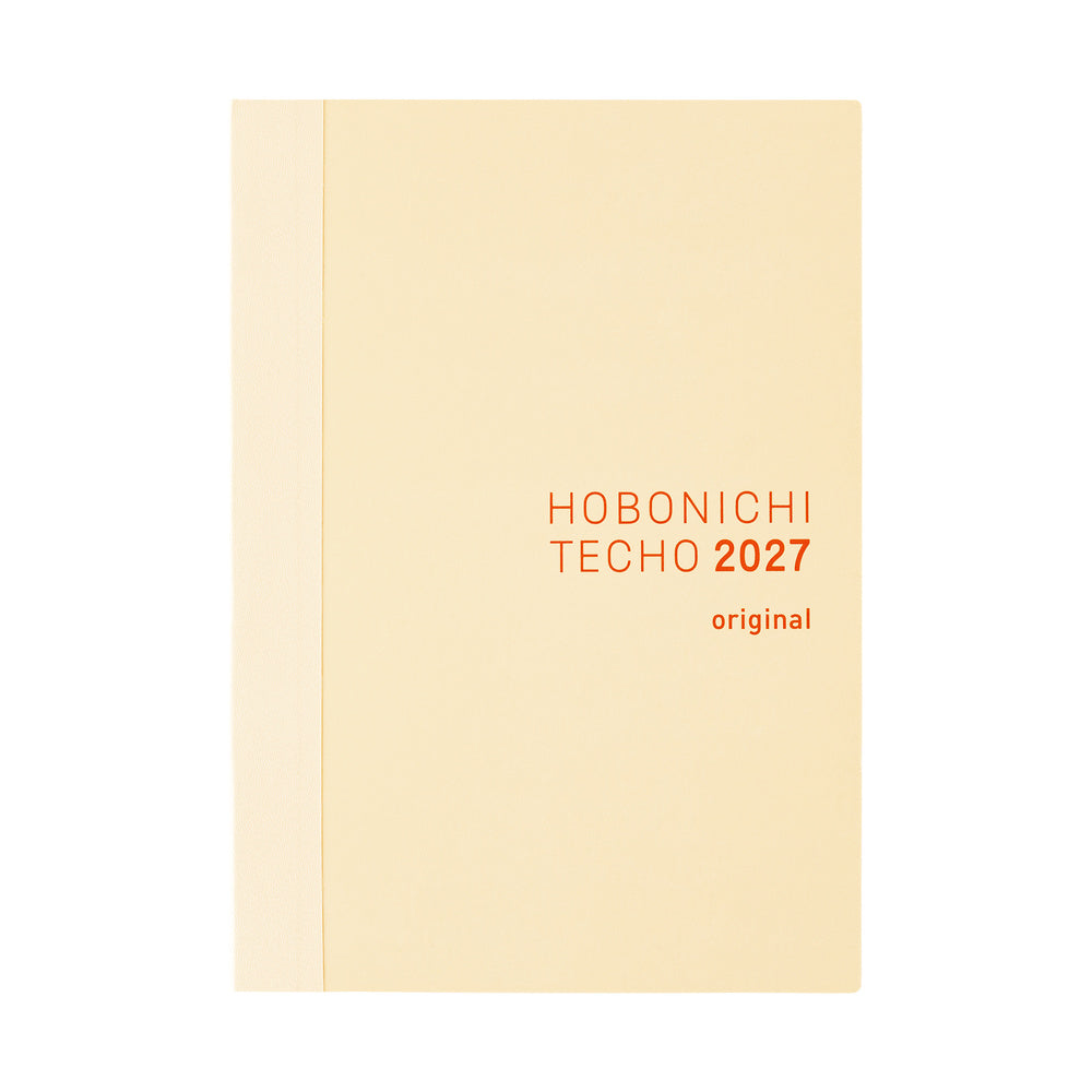 Hobonichi Techo 2027 Japanese Original Book [A6 size/Daily/Jan start/Sun start]