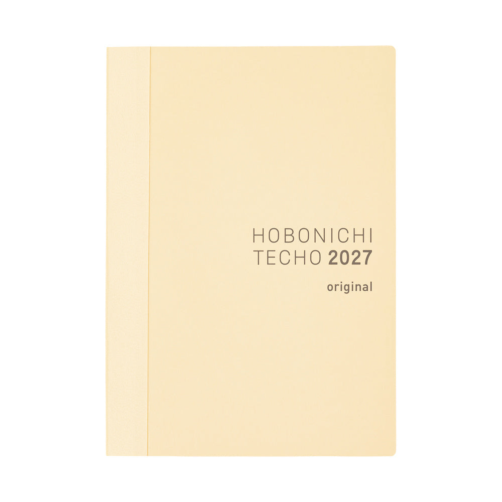 Hobonichi Techo 2027 Japanese Original Book [A6 size/Daily/Jan start/Mon start]