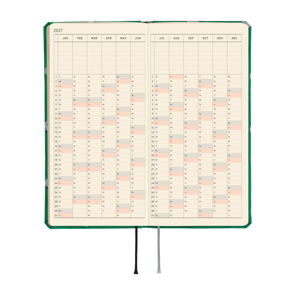 Hobonichi Techo 2027 Weeks ENG - Bow & Tie: Sheep Sheep Sheep