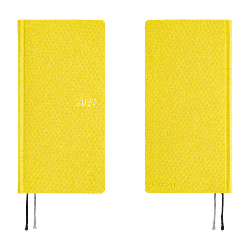 Hobonichi Techo 2027 Weeks ENG - Colours: Canaria Yellow