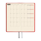 Hobonichi Techo 2027 Weeks ENG - Colours: Poppy Red