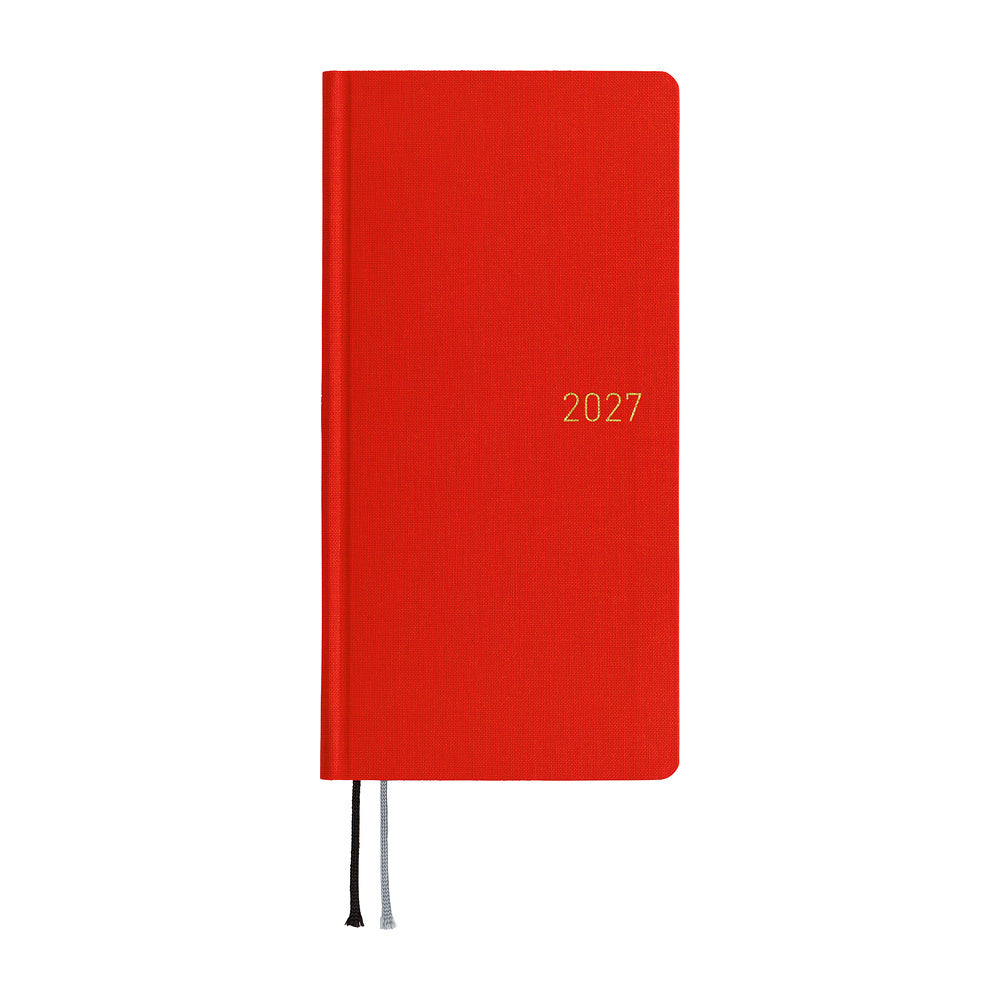 Hobonichi Techo 2027 Weeks ENG - Colours: Poppy Red