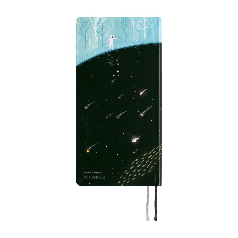 Hobonichi Techo 2027 Weeks ENG - Hiroko Kubota: Meteor Shower in the Light Blue Forest