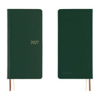 Hobonichi Techo 2027 Weeks ENG - Leather: Forest Green