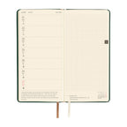 Hobonichi Techo 2027 Weeks ENG - Leather: Forest Green