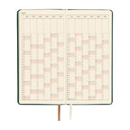 Hobonichi Techo 2027 Weeks ENG - Leather: Forest Green