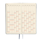 Hobonichi Techo 2027 Weeks ENG - Leather: Noble Silver