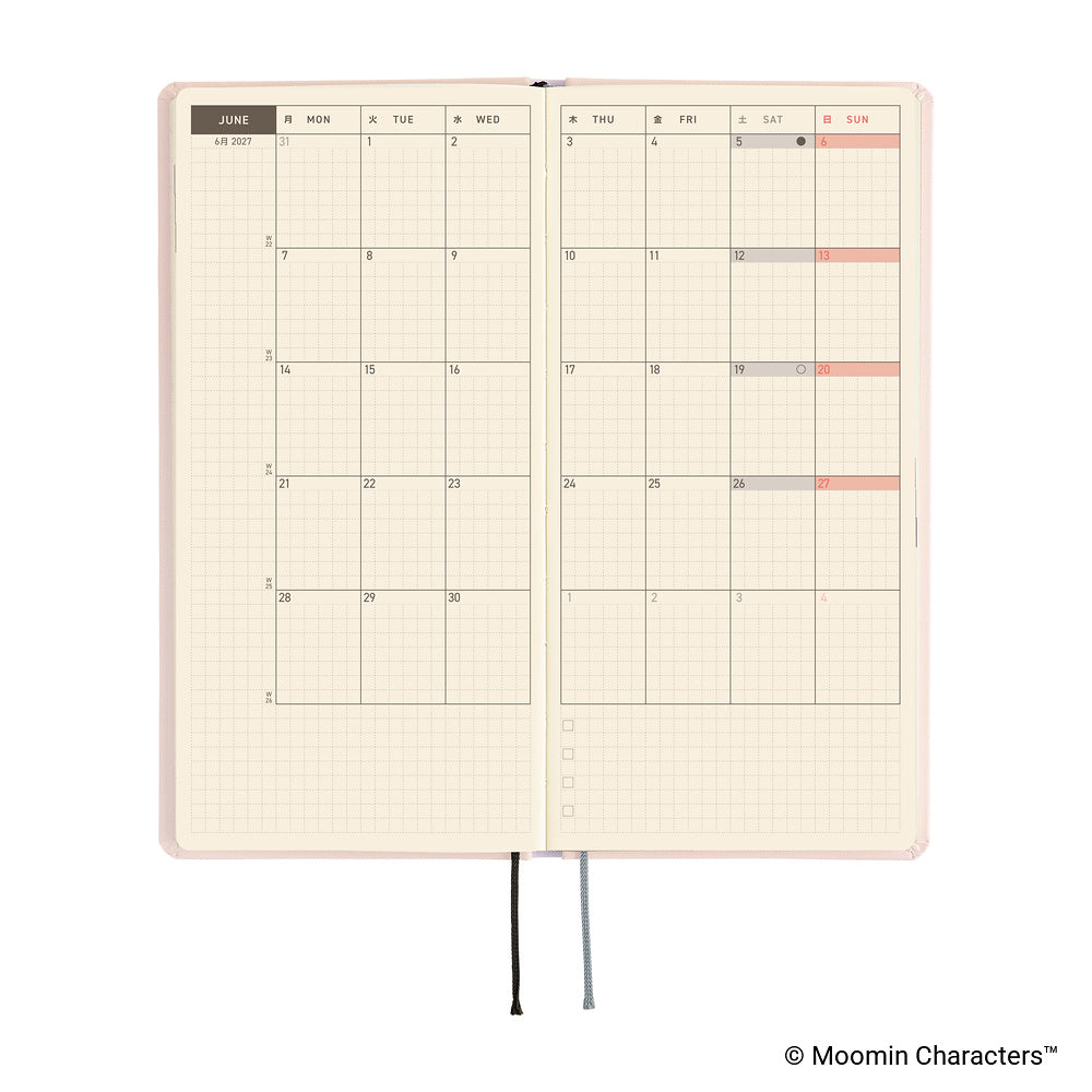 Hobonichi Techo 2027 Weeks ENG - Moomin: At the Table
