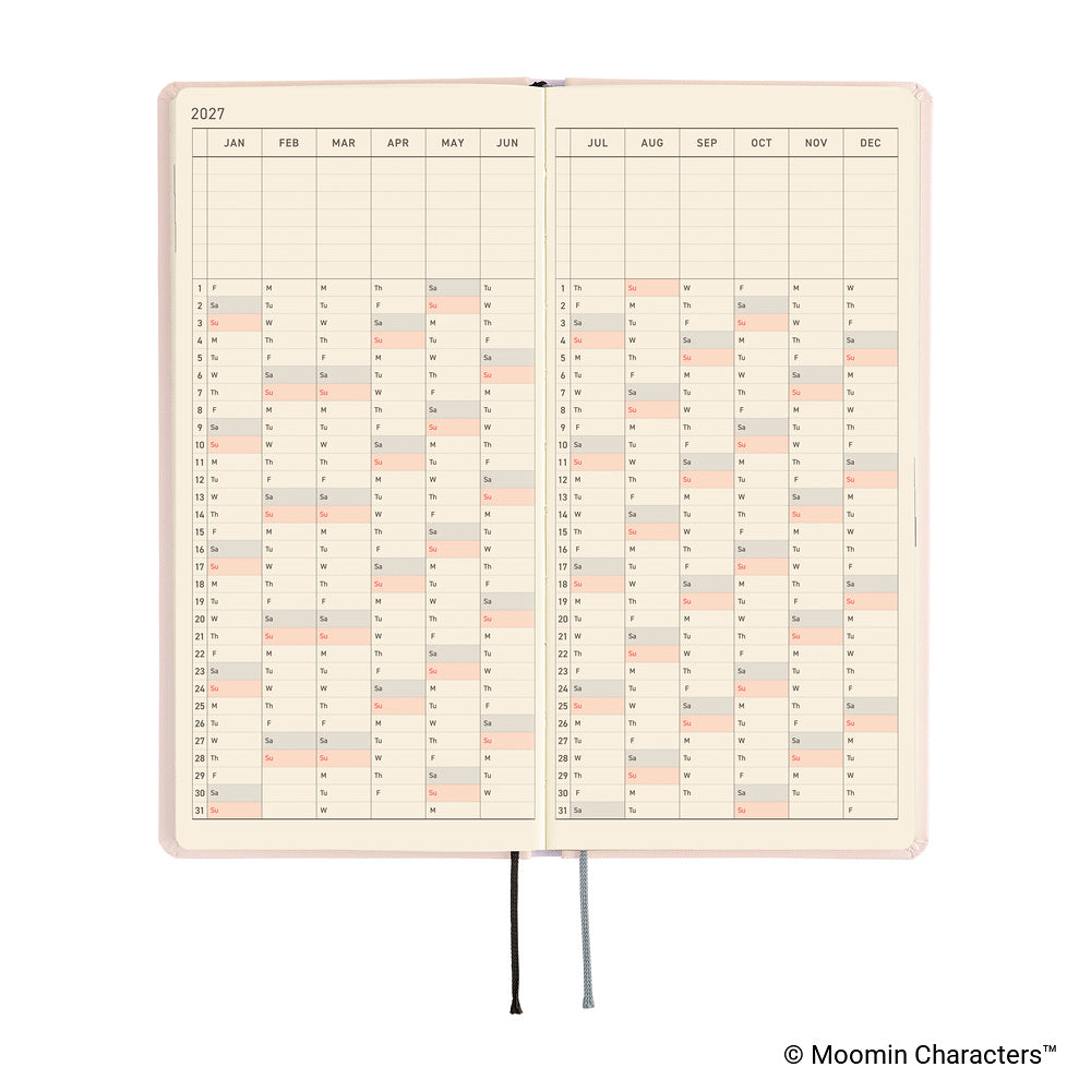 Hobonichi Techo 2027 Weeks ENG - Moomin: At the Table