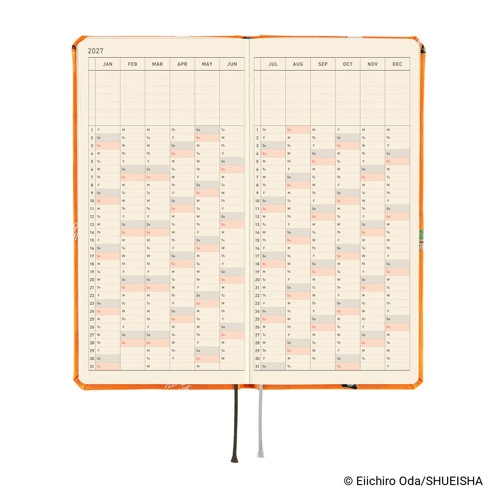 Hobonichi Techo 2027 Weeks ENG - ONE PIECE magazine: Very Very Merry!