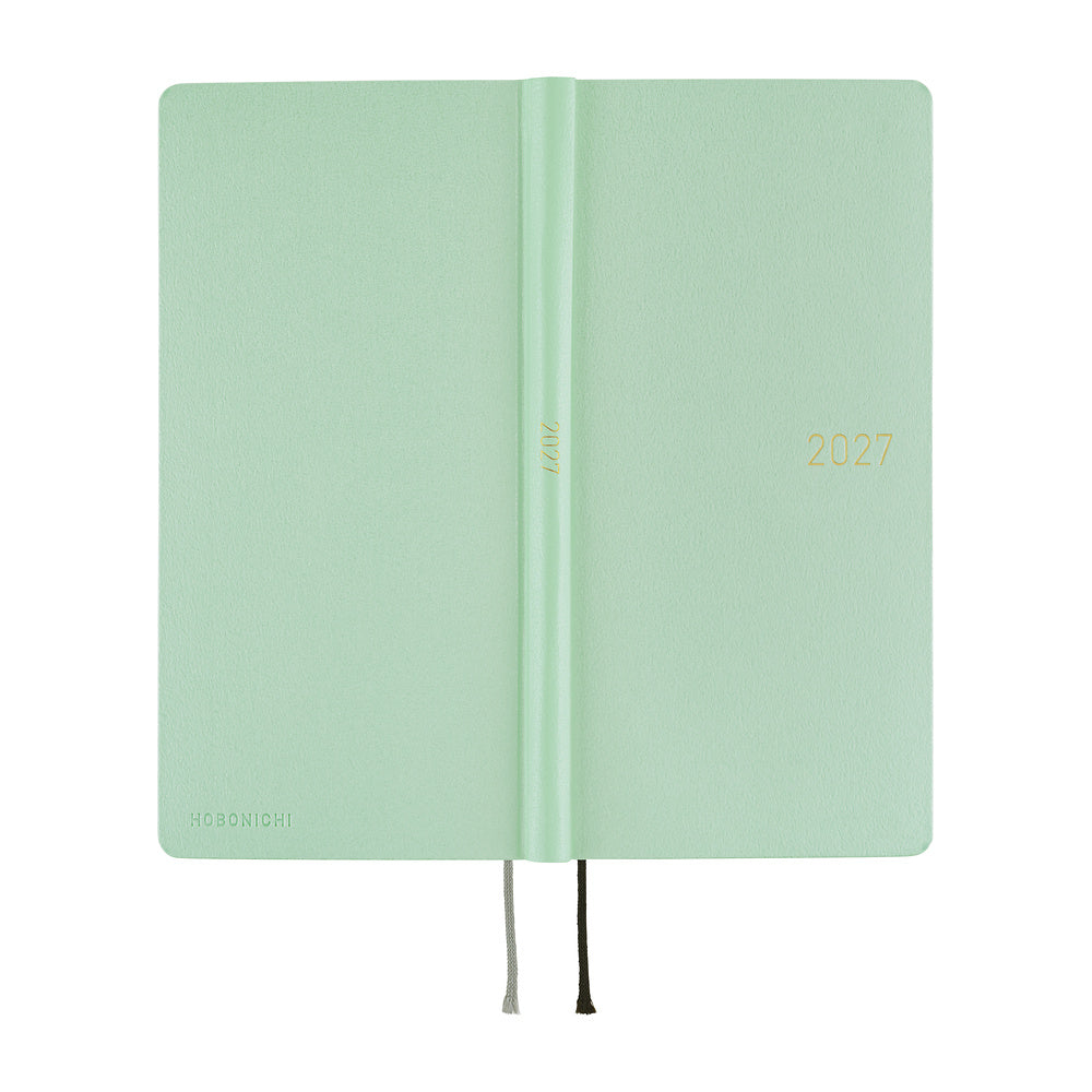 Hobonichi Techo 2027 Weeks ENG - Paper Series: Frosty Jade