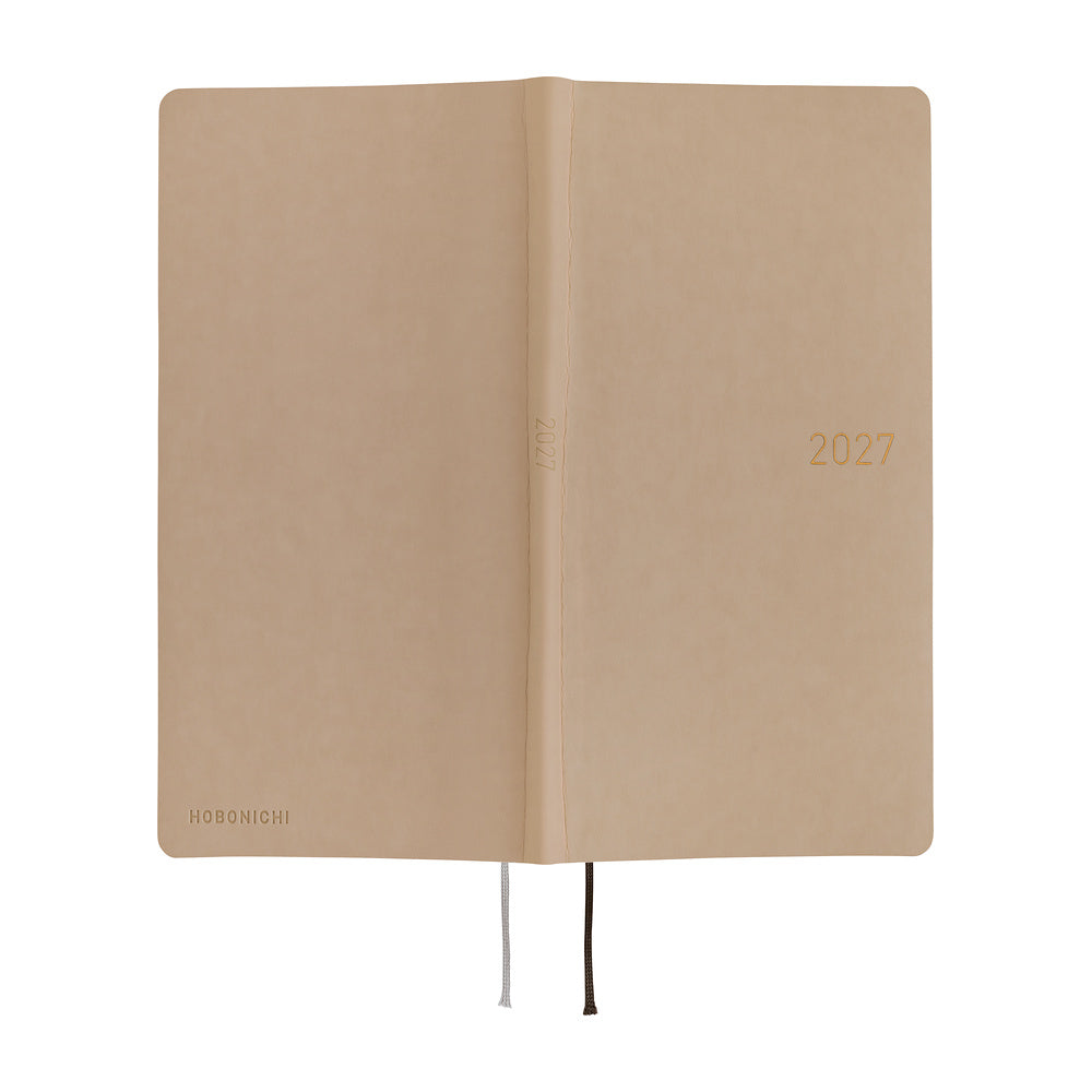Hobonichi Techo 2027 Weeks ENG - Smooth: Café au Lait