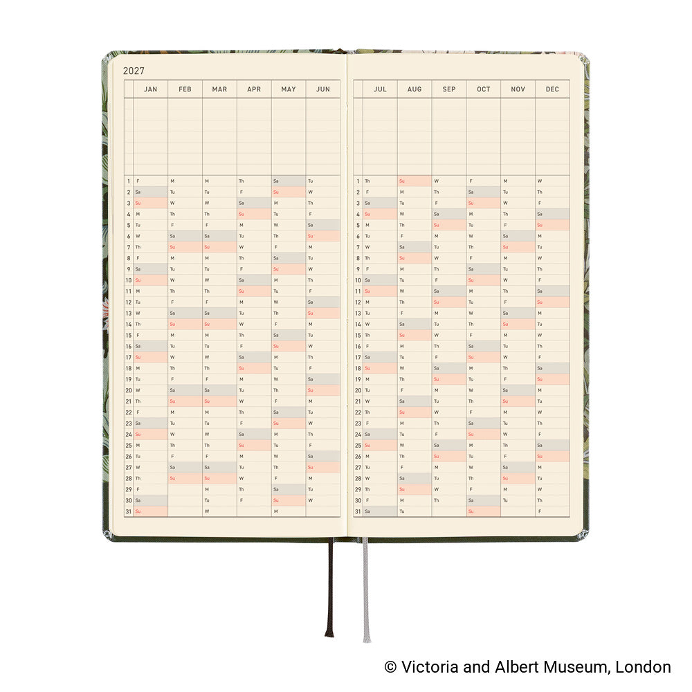 Hobonichi Techo 2027 Weeks ENG - V&A Series: Leicester