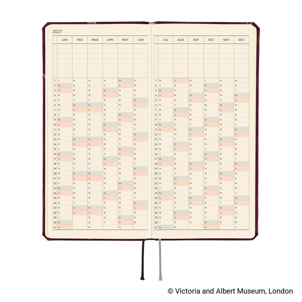 Hobonichi Techo 2027 Weeks ENG - V&A Series: Welcome to the V&A