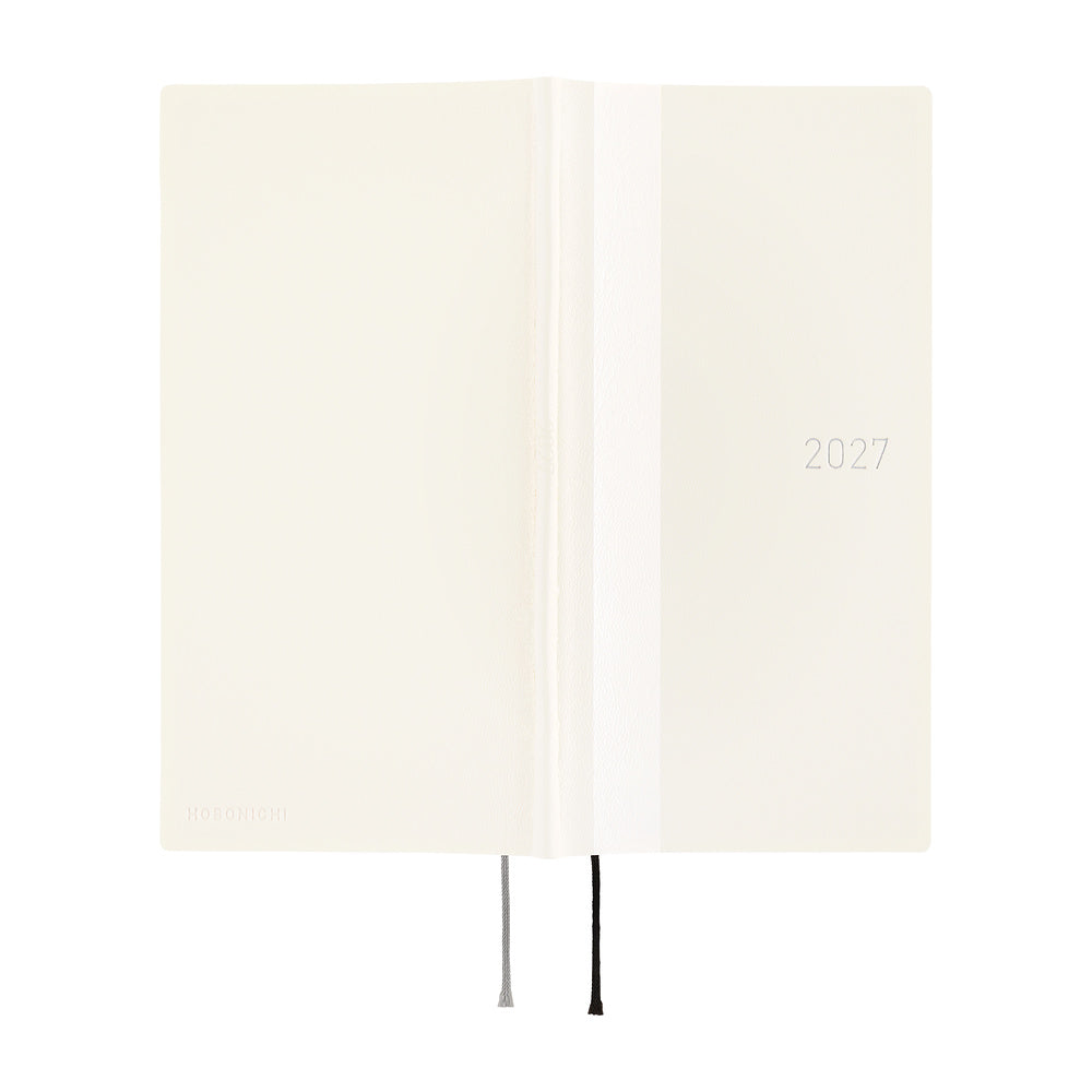 Hobonichi Techo 2027 Weeks ENG - White Line: Ivory