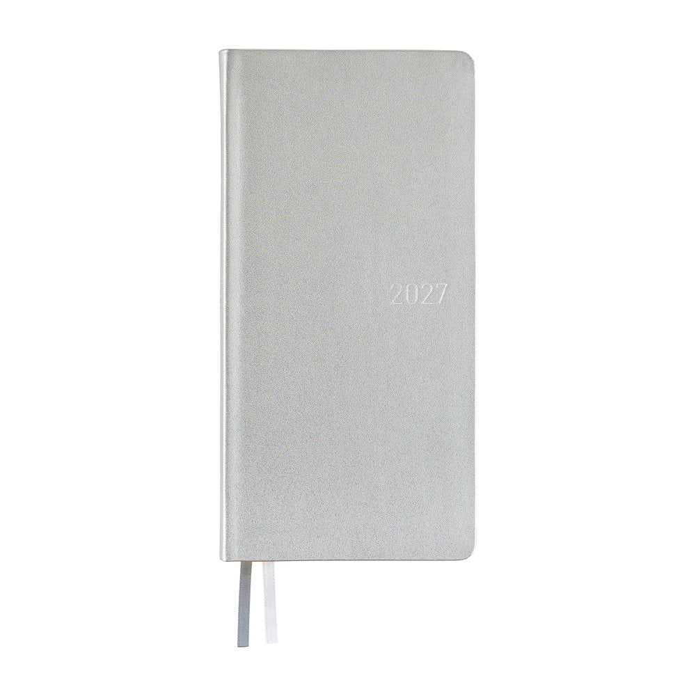 Hobonichi Techo 2027 Weeks JPN - Leather: Noble Silver