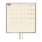 Hobonichi Techo 2027 Weeks JPN - Paper Series: Black Argyle