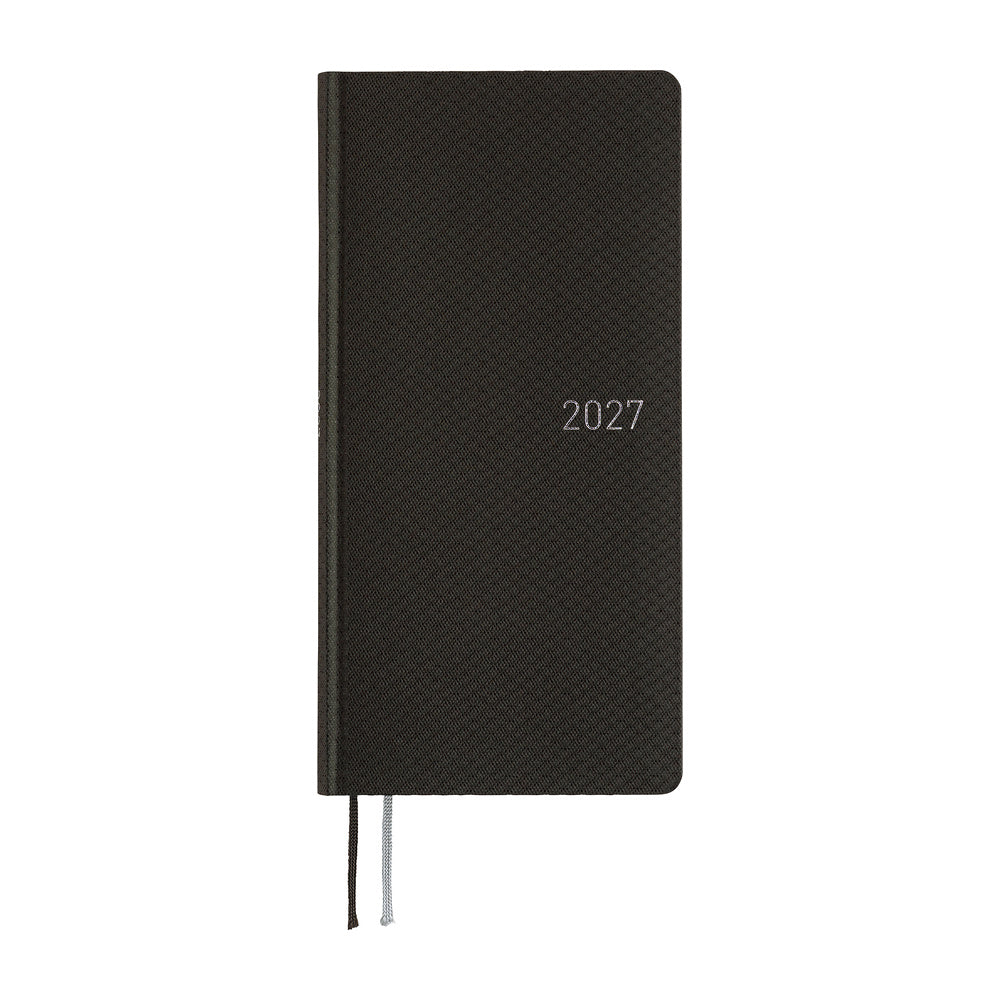 Hobonichi Techo 2027 Weeks JPN - Paper Series: Black Argyle