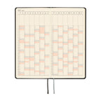 Hobonichi Techo 2027 Weeks JPN - Paper Series: Black Argyle