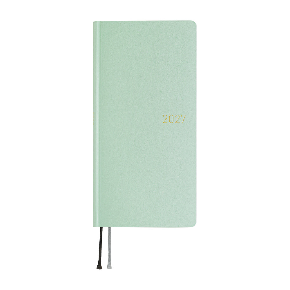 Hobonichi Techo 2027 Weeks JPN - Paper Series: Frosty Jade