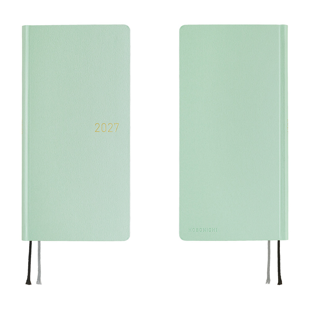Hobonichi Techo 2027 Weeks JPN - Paper Series: Frosty Jade