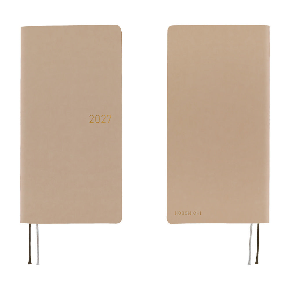 Hobonichi Techo 2027 Weeks JPN - Smooth: Café au Lait