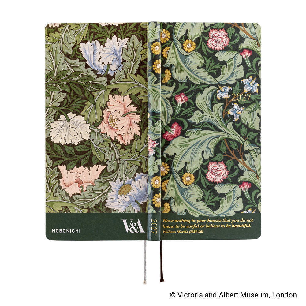 Hobonichi Techo 2027 Weeks JPN - V&A Series: Leicester