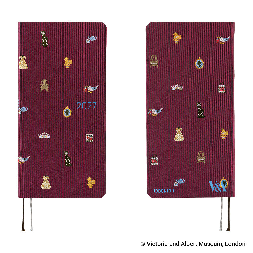 Hobonichi Techo 2027 Weeks JPN - V&A Series: Welcome to the V&A