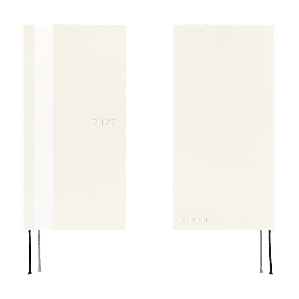 Hobonichi Techo 2027 Weeks JPN - White Line: Ivory