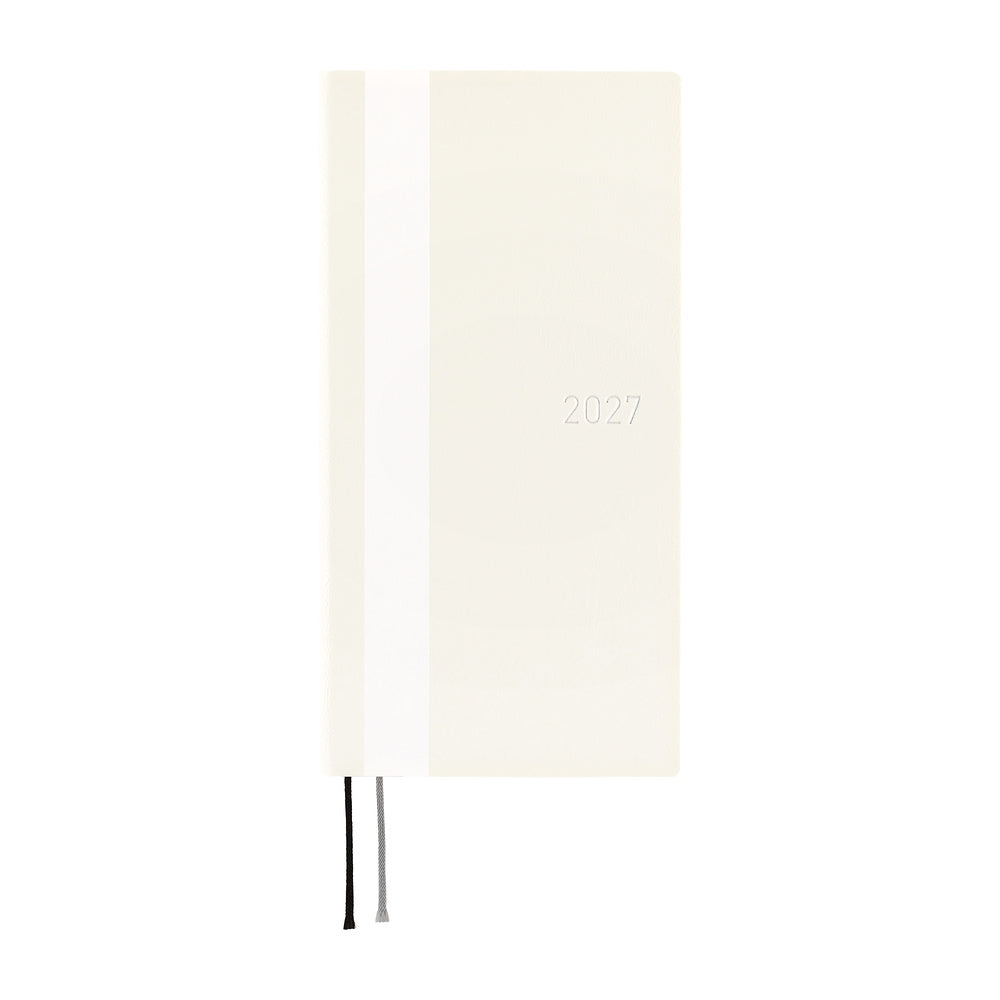 Hobonichi Techo 2027 Weeks JPN - White Line: Ivory