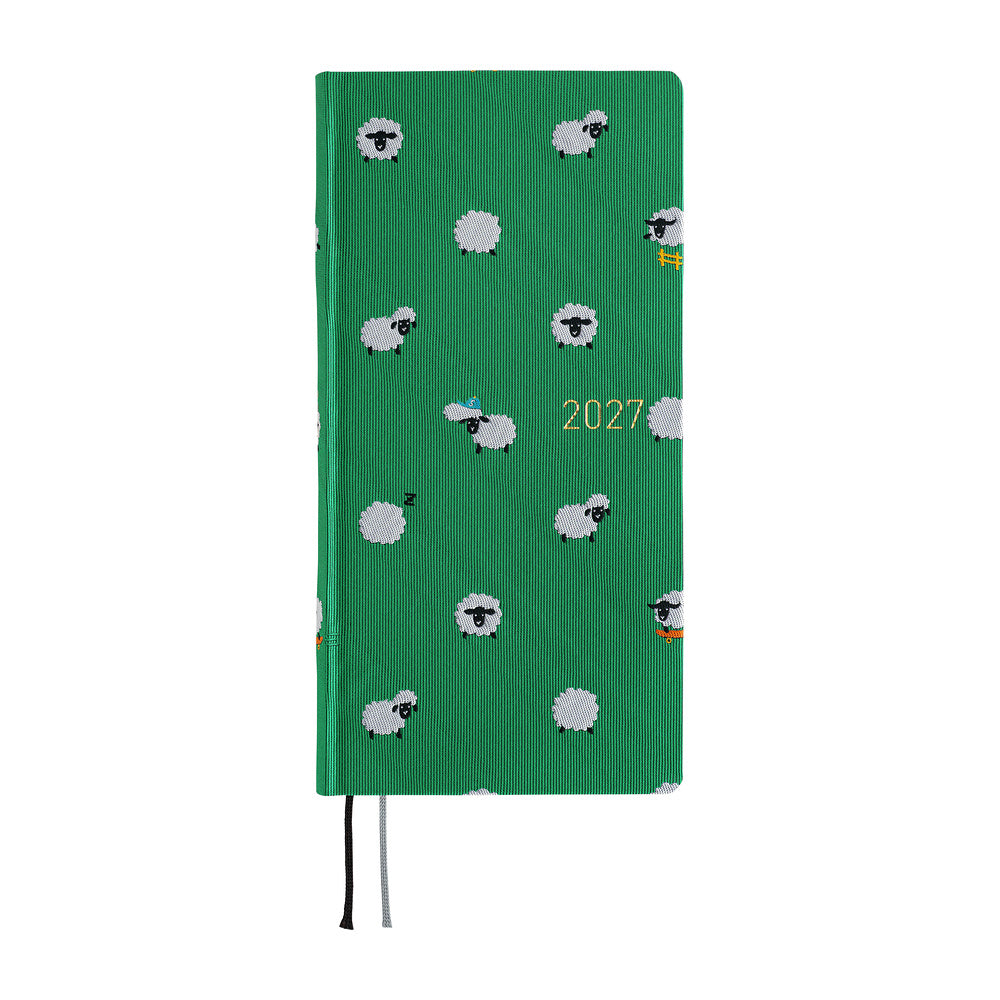 Hobonichi Techo 2027 Weeks MEGA ENG - Bow & Tie: Sheep Sheep Sheep