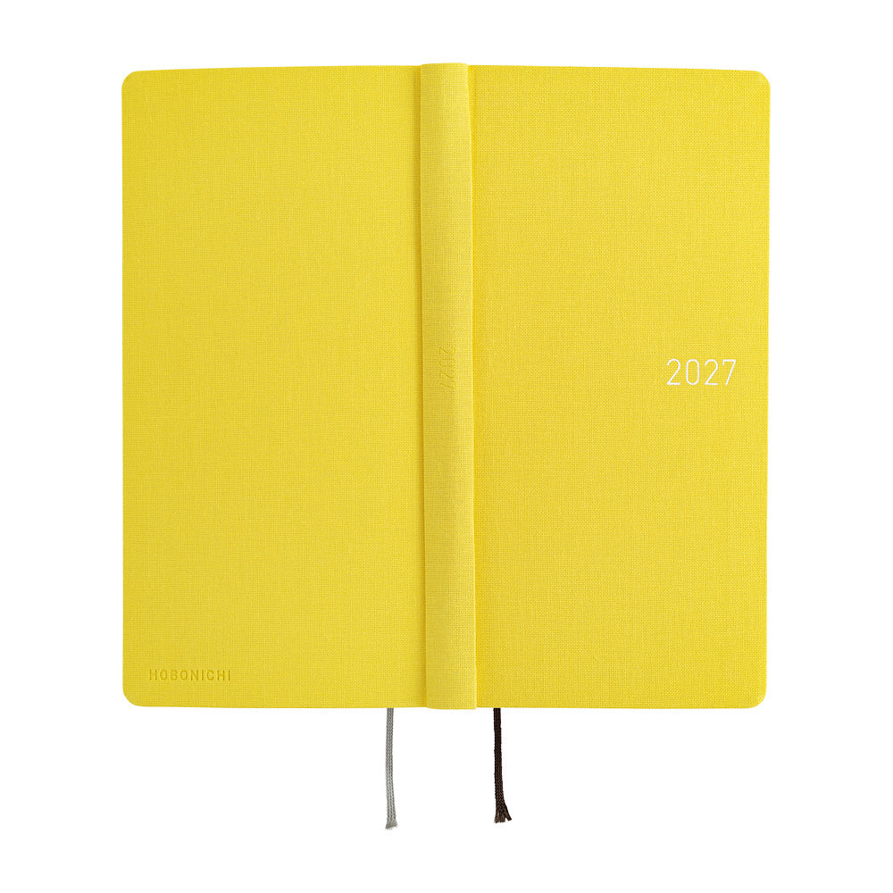 Hobonichi Techo 2027 Weeks MEGA ENG - Colours: Canaria Yellow