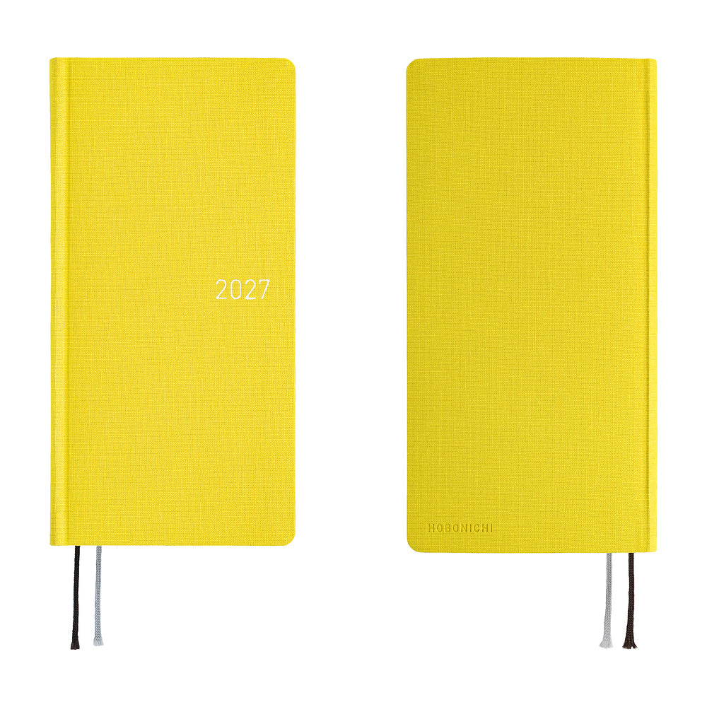 Hobonichi Techo 2027 Weeks MEGA ENG - Colours: Canaria Yellow