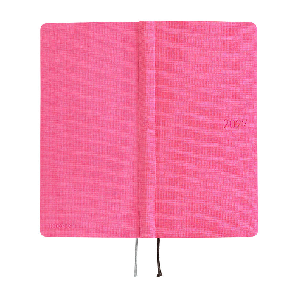 Hobonichi Techo 2027 Weeks MEGA ENG - Colours: Pink Sapphire