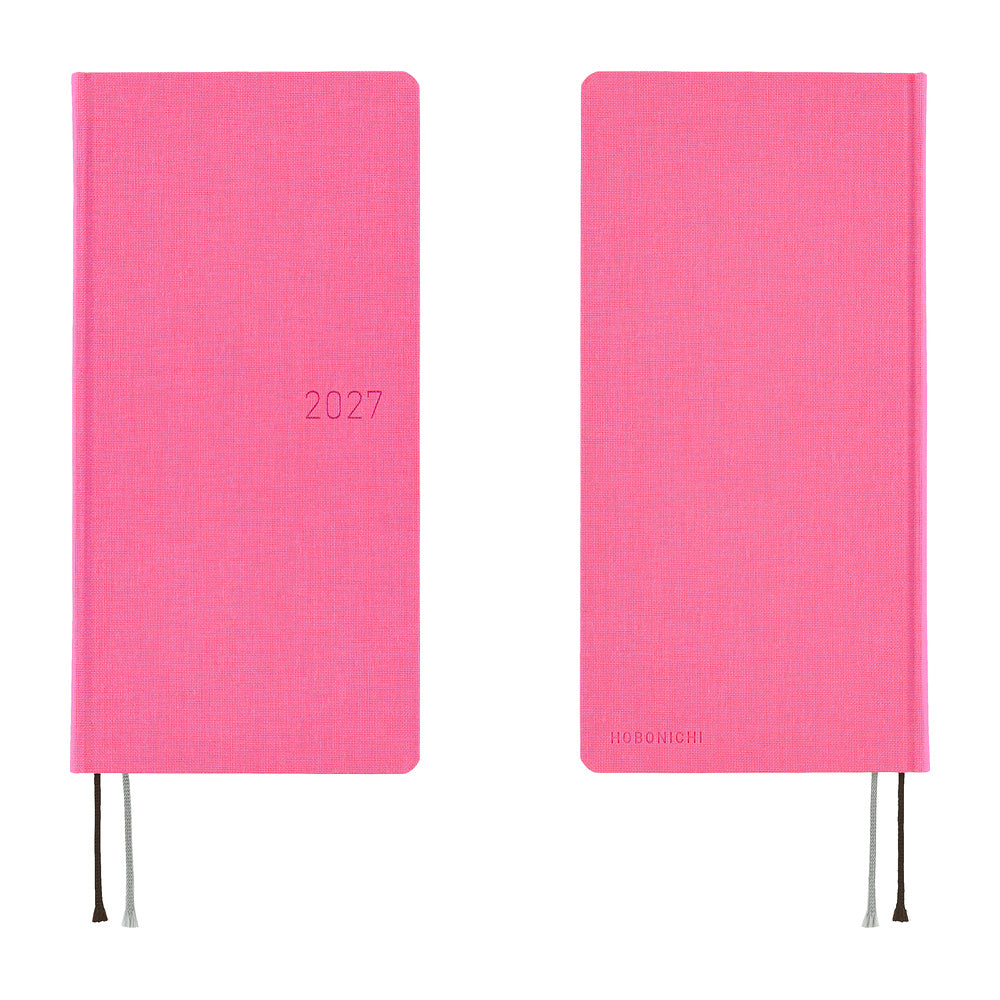 Hobonichi Techo 2027 Weeks MEGA ENG - Colours: Pink Sapphire